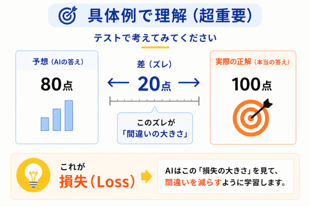 損失関数具体例のイメージ画像