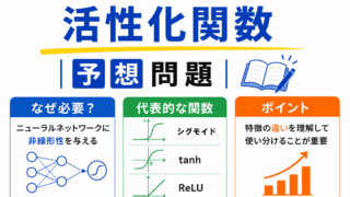 【G検定｜理解型予想問題】活性化関数