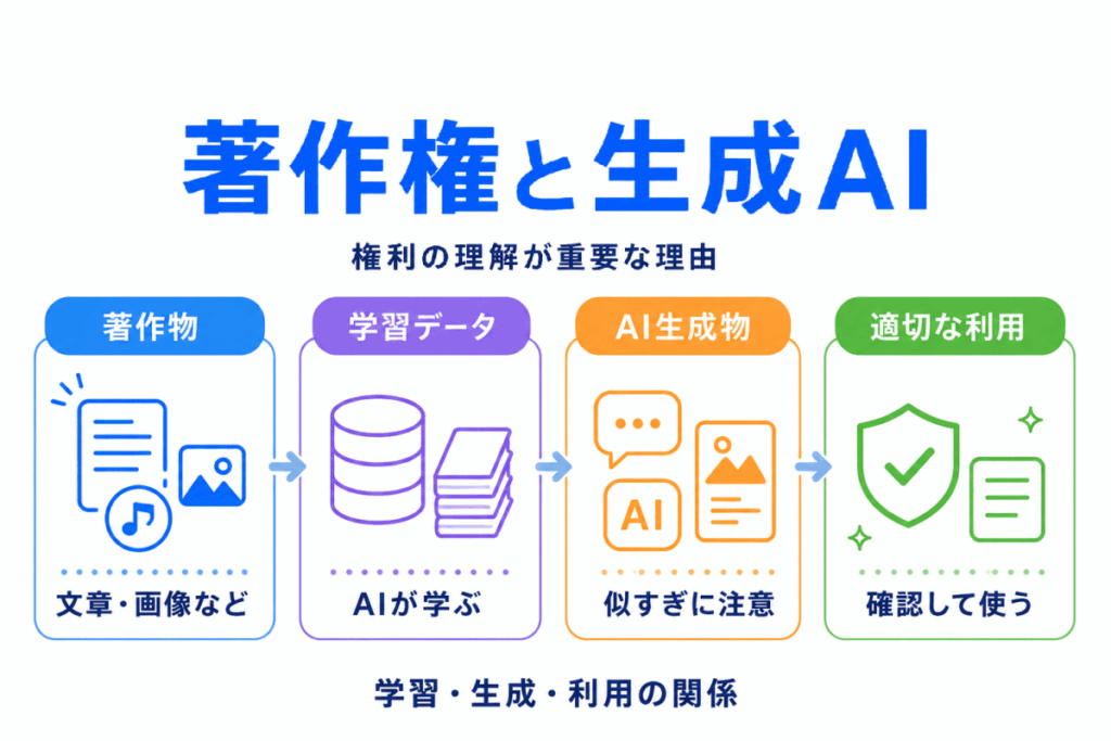著作権と生成AIとは?のイメージ画像