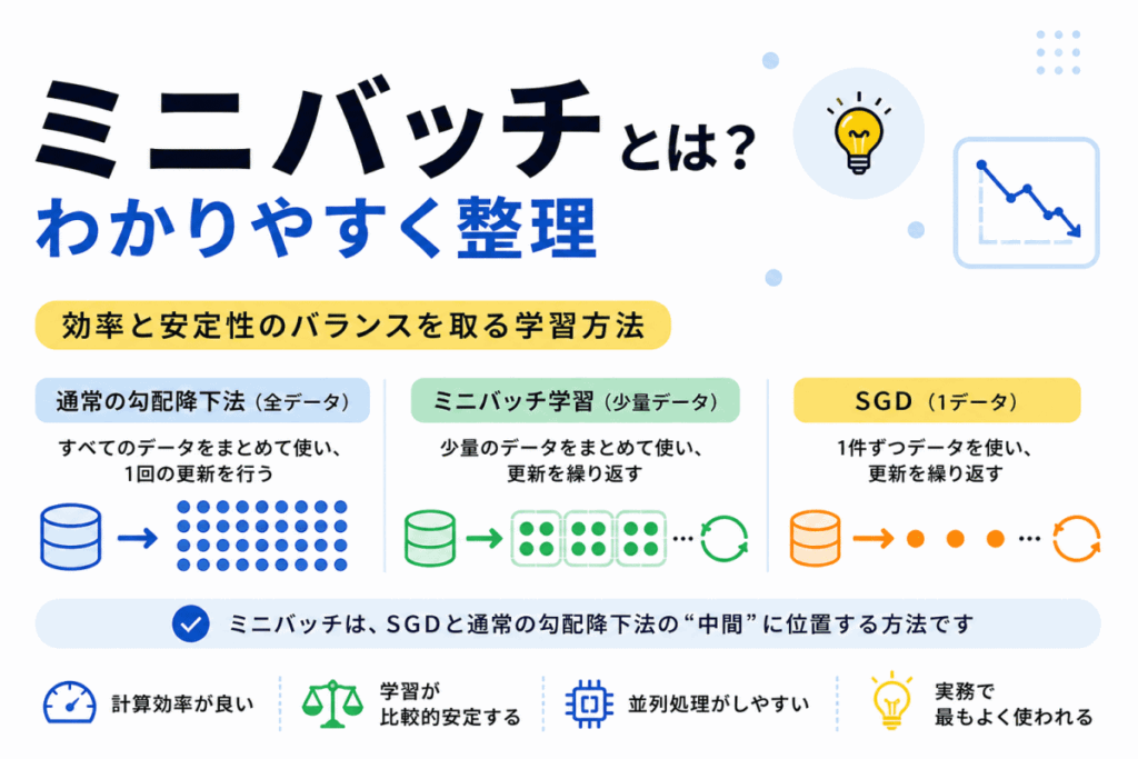 ミニバッチのイメージ画像