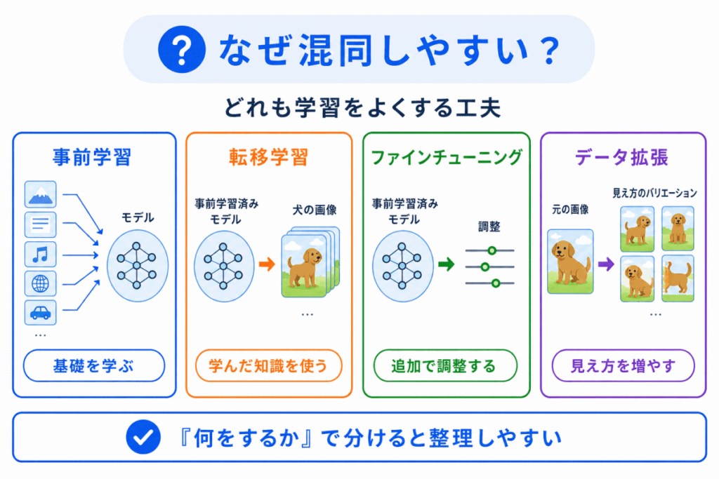 なぜ混同しやすい?のイメージ画像