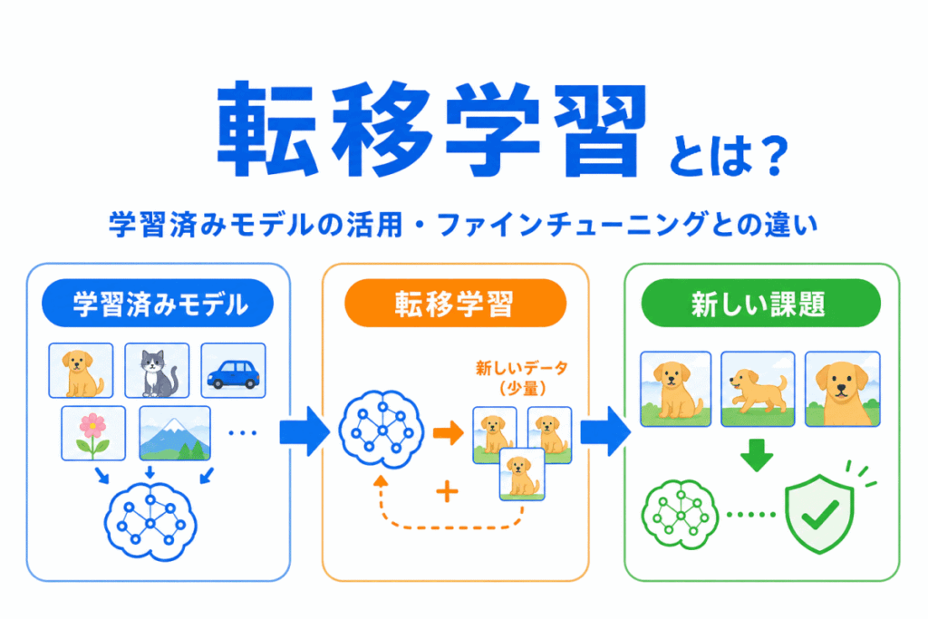 転移学習とは?のイメージ画像