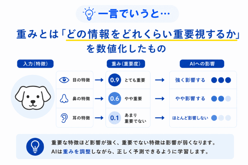 重みをひとことでいうと…のイメージ画像