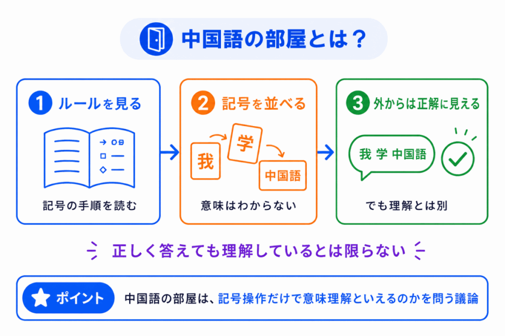 中国語の部屋とは?のイメージ画像