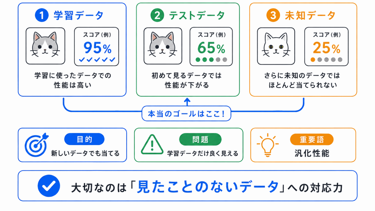 なぜ過学習が問題なのか?のイメージ画像